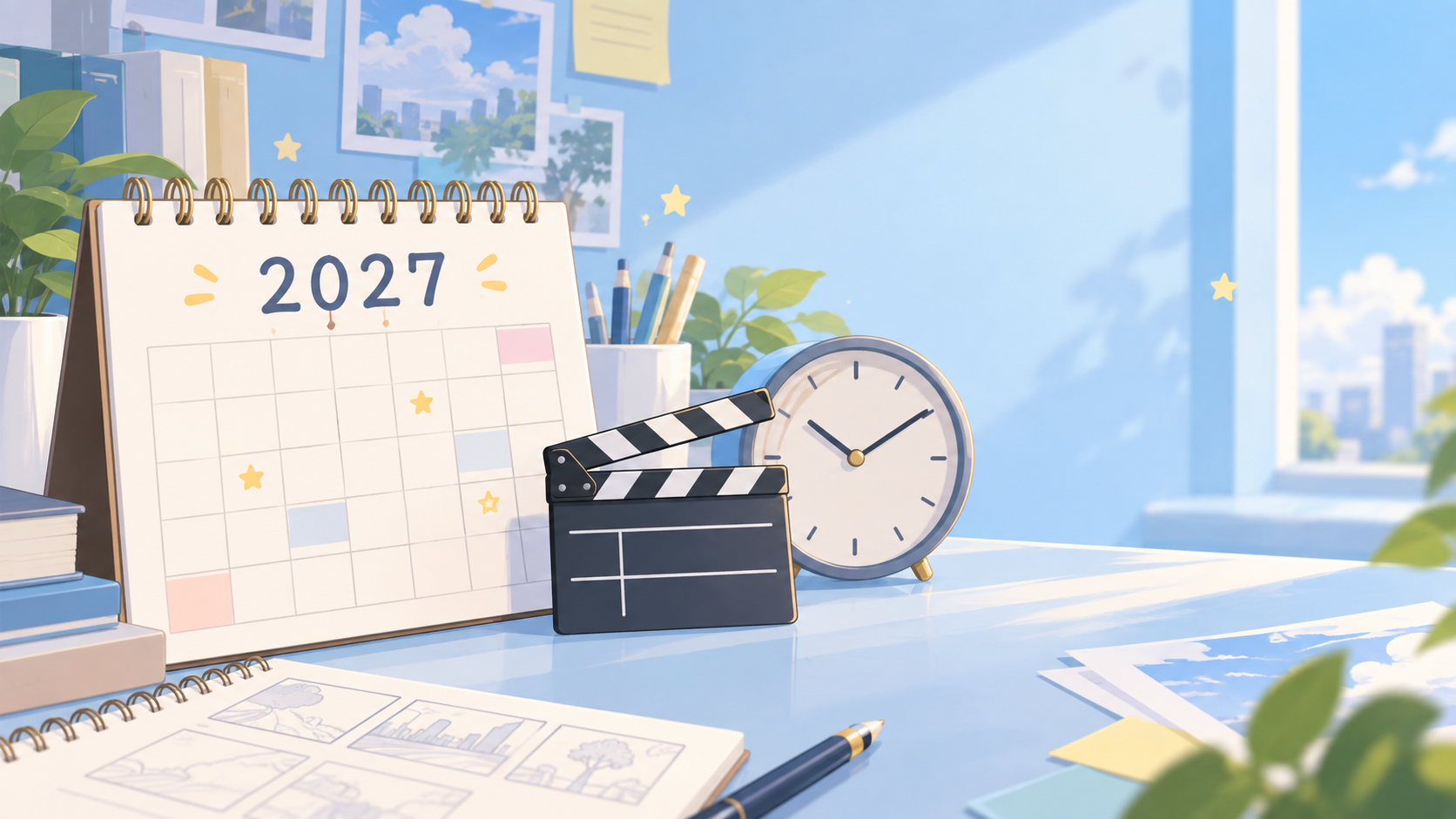 2027年開始が考えにくい理由を示す制作期間